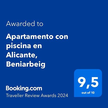 Apartamento Con Piscina En Alicante, Beniarbeig 外观 照片